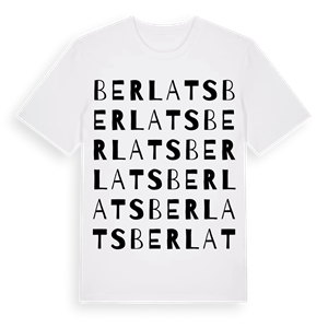 Berlats ordlek t-shirt – ekologisk bomull t-shirt från Pinshirt