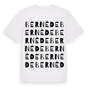Bernède ordlek t-shirt – ekologisk bomull t-shirt från Pinshirt