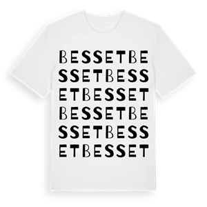 Besset ordlek t-shirt – ekologisk bomull t-shirt från Pinshirt