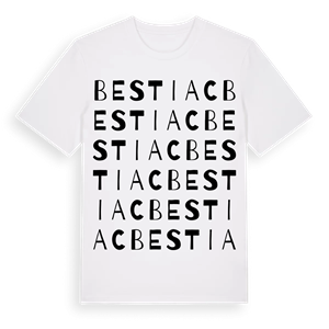 Bestiac ordlek t-shirt – ekologisk bomull t-shirt från Pinshirt