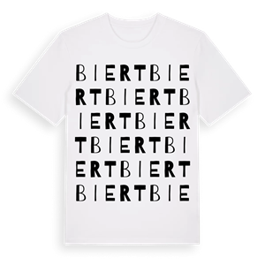 Biert ordlek t-shirt – ekologisk bomull t-shirt från Pinshirt