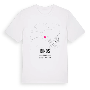Binos karta t-shirt – ekologisk bomull t-shirt från Pinshirt
