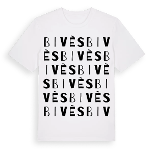 Bivès ordlek t-shirt – ekologisk bomull t-shirt från Pinshirt