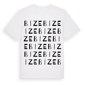 Bize ordlek t-shirt – ekologisk bomull t-shirt från Pinshirt