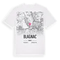 Blagnac karta t-shirt