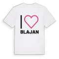 Jag älskar Blajan t-shirt stort tryck