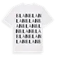 Blan ordlek t-shirt