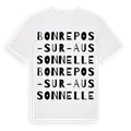 Bonrepos-sur-Aussonnelle ordlek t-shirt
