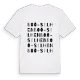 Boô-Silhen ordlek t-shirt