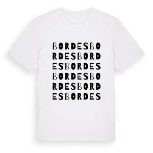 Bordes ordlek t-shirt – ekologisk bomull t-shirt från Pinshirt