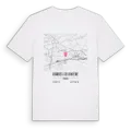 Bordes-de-Rivière karta t-shirt