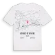 Bordes-de-Rivière karta t-shirt