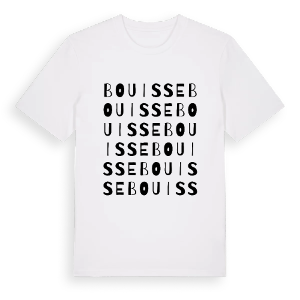 Bouisse ordlek t-shirt – ekologisk bomull t-shirt från Pinshirt