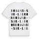 Boujan-sur-Libron ordlek t-shirt