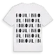Boulin ordlek t-shirt