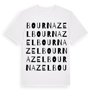 Bournazel ordlek t-shirt – ekologisk bomull t-shirt från Pinshirt