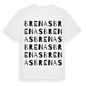 Brenas ordlek t-shirt – ekologisk bomull t-shirt från Pinshirt