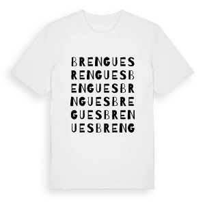 Brengues ordlek t-shirt – ekologisk bomull t-shirt från Pinshirt