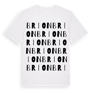 Brion ordlek t-shirt – ekologisk bomull t-shirt från Pinshirt