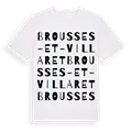 Brousses-et-Villaret ordlek t-shirt