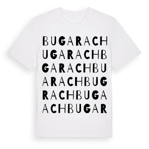 Bugarach ordlek t-shirt – ekologisk bomull t-shirt från Pinshirt