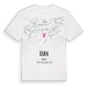 Bun karta t-shirt