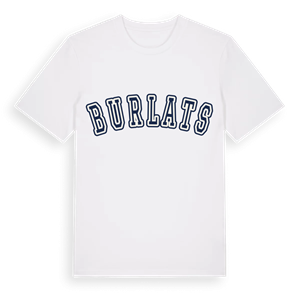 Burlats college t-shirt – ekologisk bomull t-shirt från Pinshirt