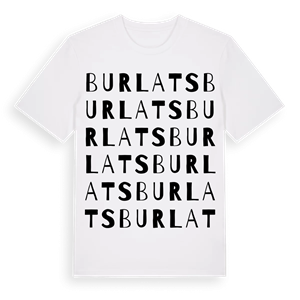 Burlats ordlek t-shirt – ekologisk bomull t-shirt från Pinshirt