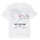Buzet-sur-Tarn karta t-shirt