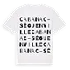 Cabanac-Séguenville ordlek t-shirt