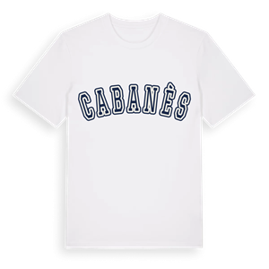 Cabanès college t-shirt – ekologisk bomull t-shirt från Pinshirt