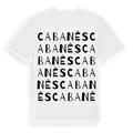 Cabanès ordlek t-shirt