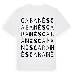 Cabanès ordlek t-shirt – ekologisk bomull t-shirt från Pinshirt