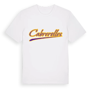 Cabrerolles baseball t-shirt – ekologisk bomull t-shirt från Pinshirt