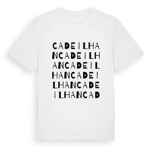 Cadeilhan ordlek t-shirt – ekologisk bomull t-shirt från Pinshirt