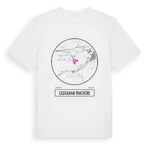 Cadeilhan-Trachère t-shirt – ekologisk bomull t-shirt från Pinshirt