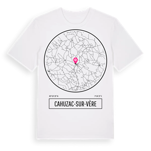 Cahuzac-sur-Vère t-shirt – ekologisk bomull t-shirt från Pinshirt
