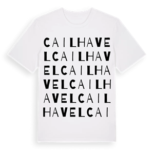 Cailhavel ordlek t-shirt – ekologisk bomull t-shirt från Pinshirt