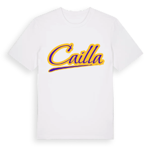 Cailla baseball t-shirt – ekologisk bomull t-shirt från Pinshirt