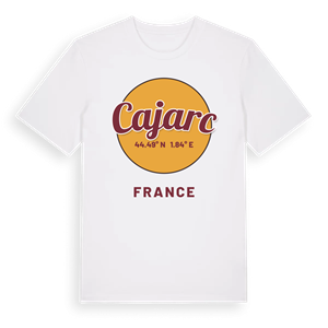 Cajarc cirkel t-shirt – ekologisk bomull t-shirt från Pinshirt