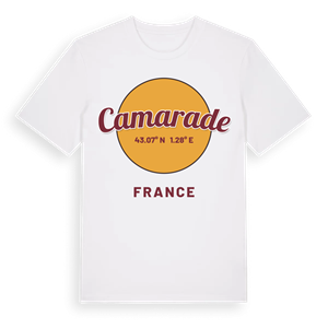 Camarade cirkel t-shirt – ekologisk bomull t-shirt från Pinshirt