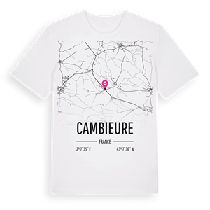 Cambieure karta t-shirt – ekologisk bomull t-shirt från Pinshirt