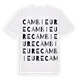 Cambieure ordlek t-shirt