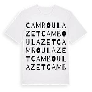Camboulazet ordlek t-shirt – ekologisk bomull t-shirt från Pinshirt