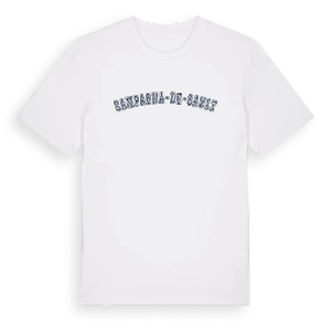 Campagna-de-Sault college t-shirt – ekologisk bomull t-shirt från Pinshirt