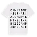 Campagne-sur-Arize ordlek t-shirt