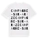 Campagne-sur-Arize ordlek t-shirt