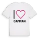 Jag älskar Campan t-shirt stort tryck