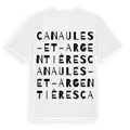 Canaules-et-Argentières ordlek t-shirt