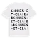 Cannes-et-Clairan ordlek t-shirt